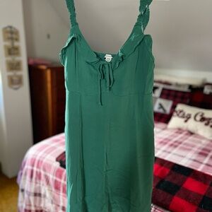 American Eagle Outfitters Emerald Green Dress